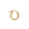Blue Billie Wire Hoop 12Mm Shiny Gold