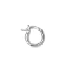 Blue Billie Wire Hoop 10Mm Shiny Silver