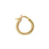 Blue Billie Wire Hoop 14Mm Shiny Gold