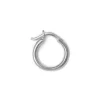 Blue Billie Wire Hoop 14Mm Shiny Silver