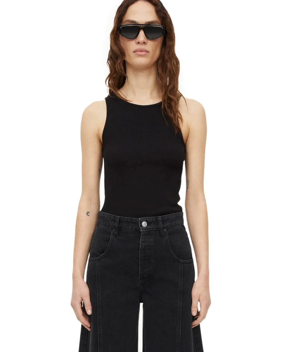 By Malene Birger Amani Tank Top Black