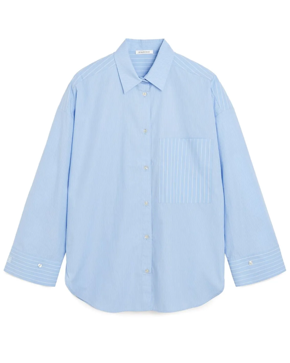 By Malene Birger Derris Shirt Blue Iris Stripe