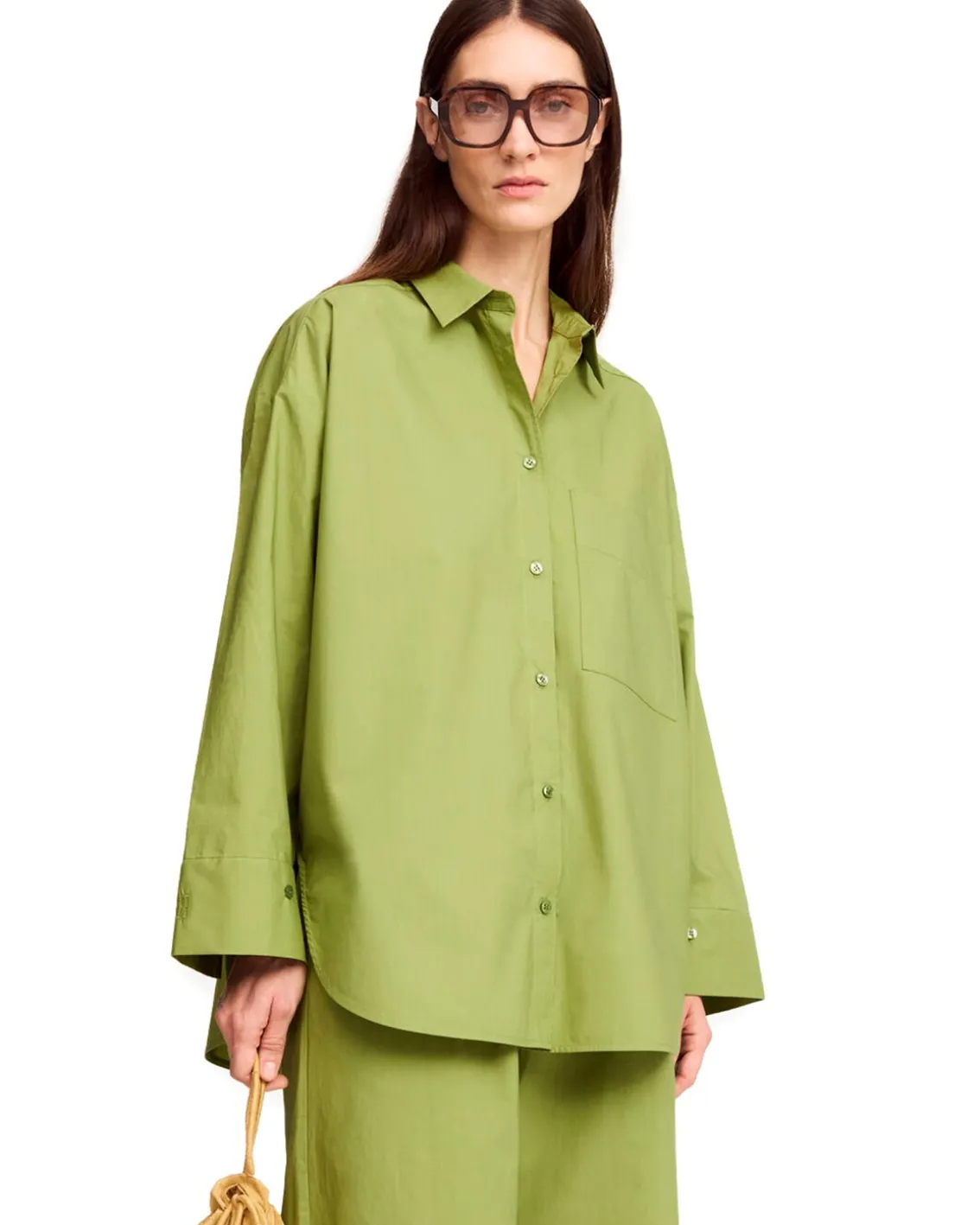 By Malene Birger Derris Shirt Grasshopper