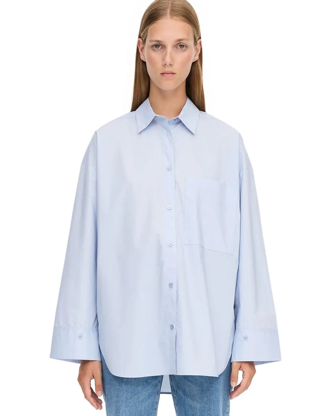 By Malene Birger Derris Shirt Periwinkle Blue