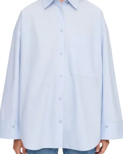By Malene Birger Derris Shirt Periwinkle Blue