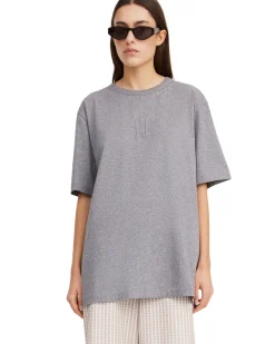 By Malene Birger Fayeh T-Shirt Grey Melange