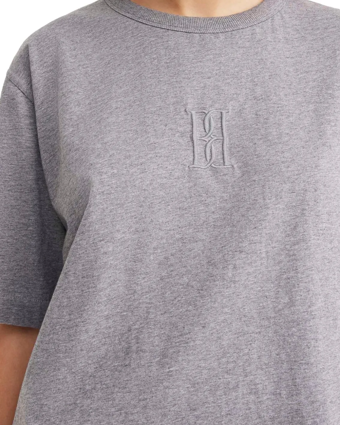 By Malene Birger Fayeh T-Shirt Grey Melange