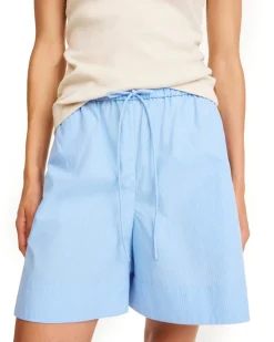 By Malene Birger Ifeion Shorts Blue Iris Strip