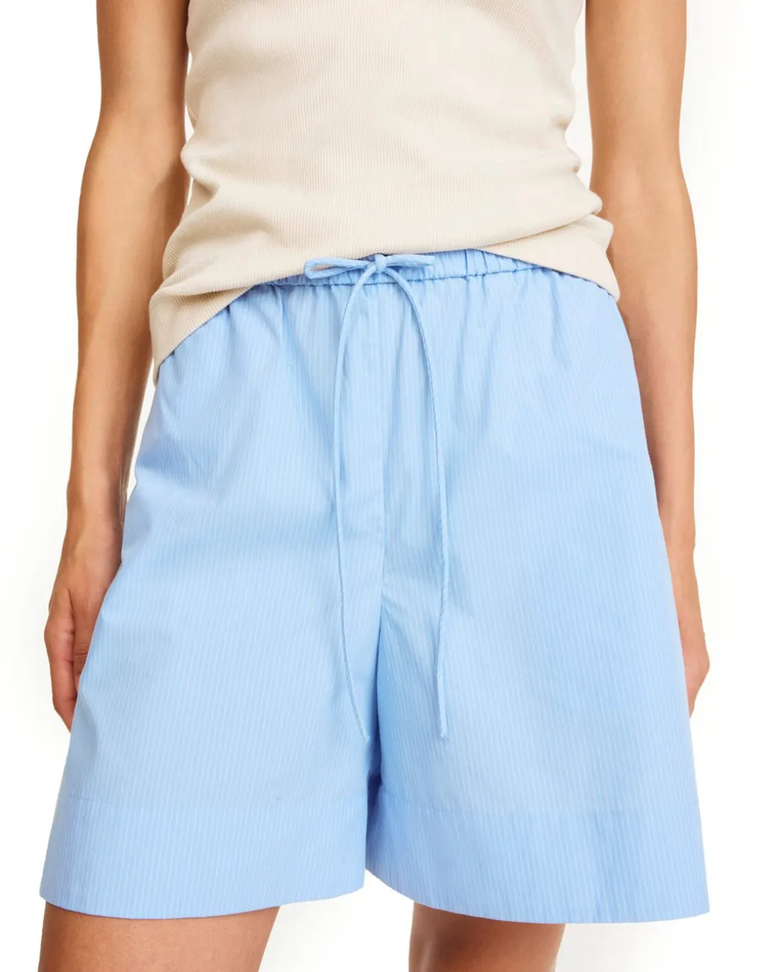 By Malene Birger Ifeion Shorts Blue Iris Strip