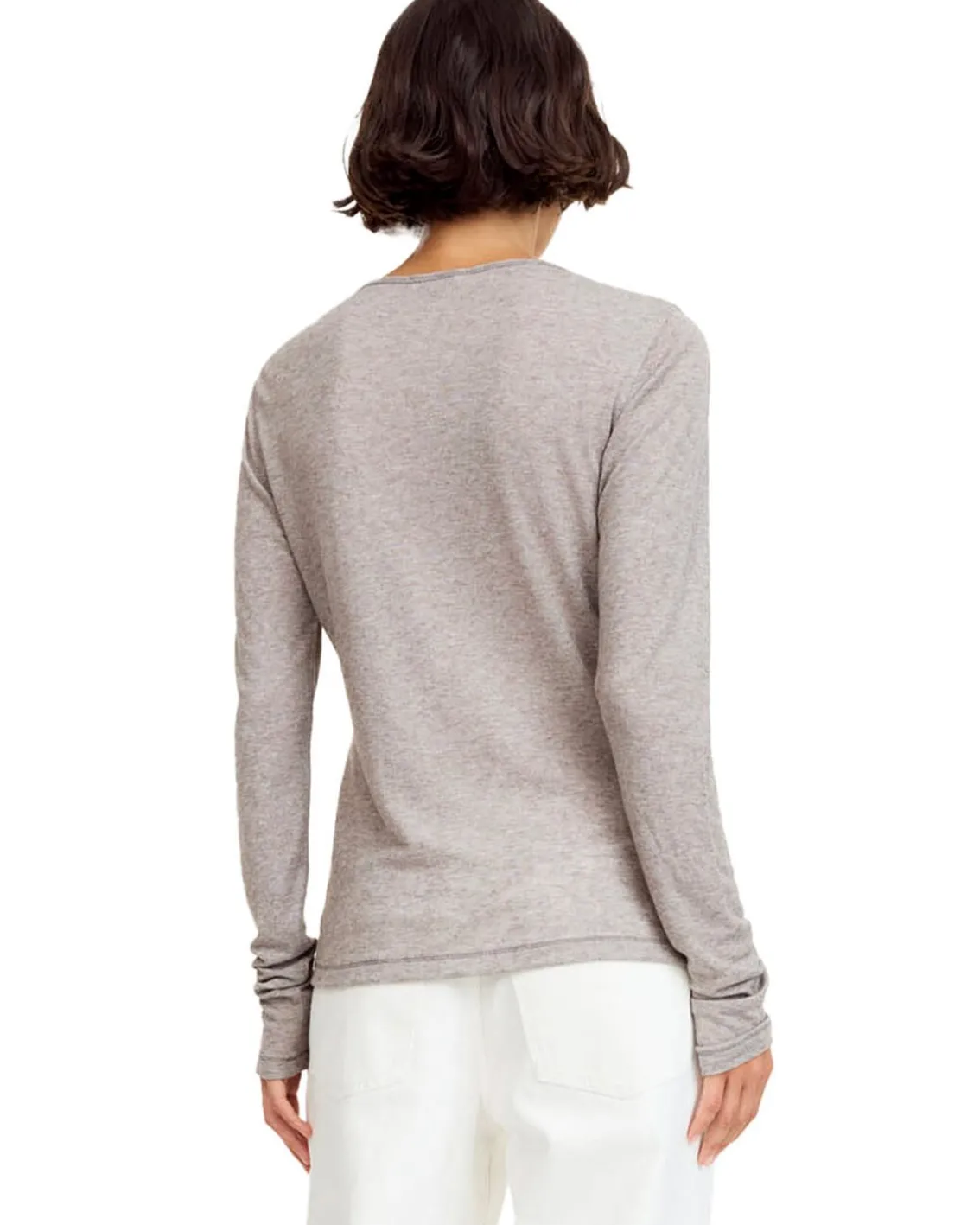 By Malene Birger Janes Long Sleeve Top Fosil