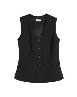 By Malene Birger Merlin Vest Black