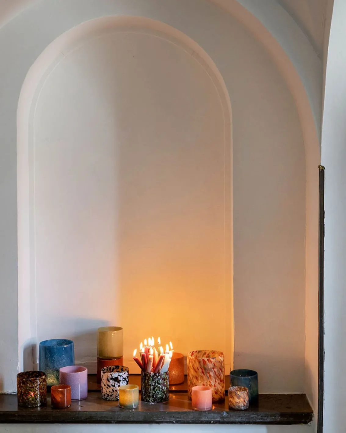 Calore Candle Holder Coral