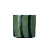 Calore Curve Candle Holder Green