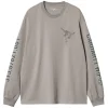 Carhartt WIP Coordinate Long Sleeve T-Shirt Misty Grey