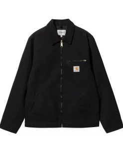 Carhartt WIP Detroit Jacket Black/Black Rinsed