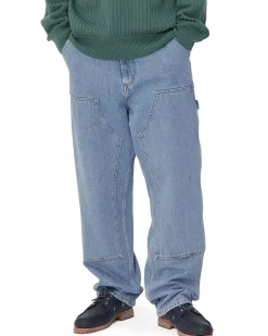 Carhartt WIP Double Knee Pant Blue Stone Bleached