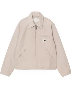 Carhartt WIP Og Detroit Jacket W Dusky Beige/Dusky Beige Stone Canvas