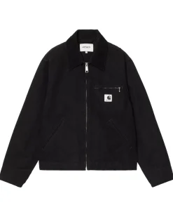 Carhartt WIP Og Detroit Jacket W Black/Black Rinsed