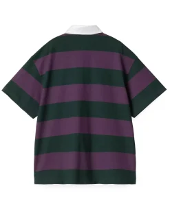 Carhartt WIP Seffner Polo T-Shirt W Seffner Stripe/Conifer