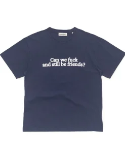 Carne Bollente Benefits With Friends T-Shirt Navy Blue