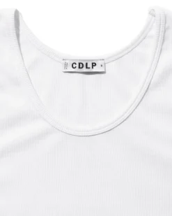 CDLP Rib Tank Top White
