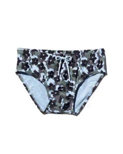 CDLP Swim Brief Botanical Slate