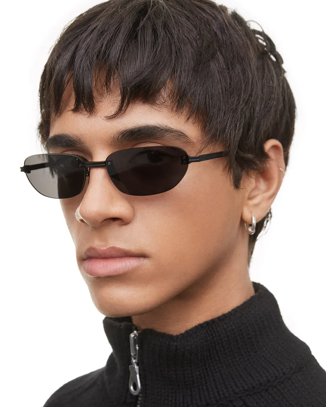 CHIMI Rimless Oval Black