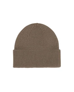 Colorful Standard Merino Wool Beanie Warm Taupe