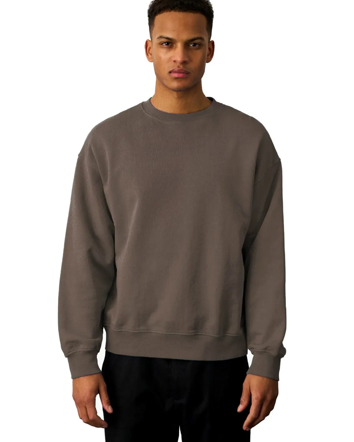 Colorful Standard Organic Oversized Crew Cedar Brown