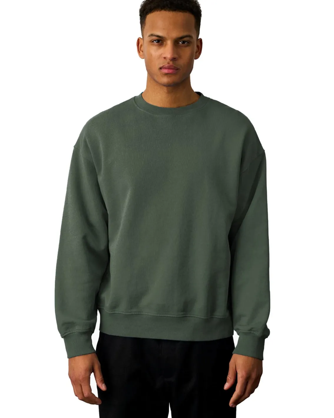 Colorful Standard Organic Oversized Crew Midnight Forest