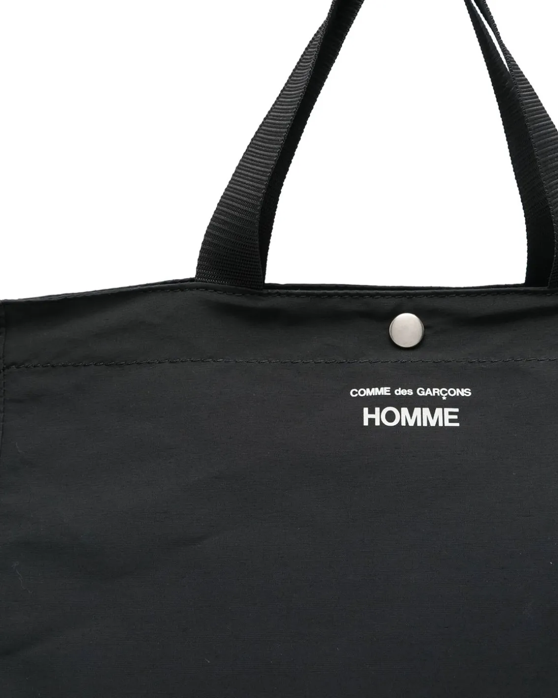 Comme des Garçons Homme CDG Logo Tote Bag Black