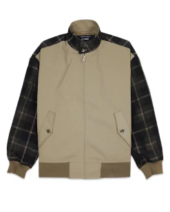 Comme des Garçons Homme Panel Zip Jacket Khaki X Beige
