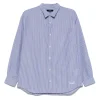 Comme des Garçons Homme Striped Cotton Poplin Shirt Navy/Sax/White