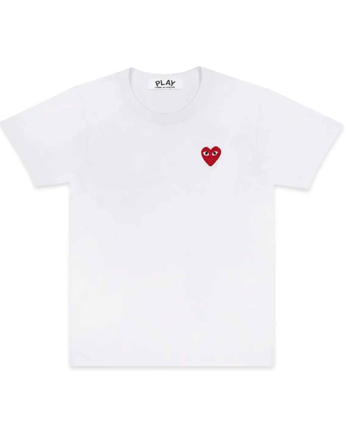 Comme des Garçons Play Red Heart T-Shirt White