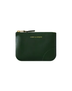 Comme des Garçons Wallet Classic Zip Pouch Green