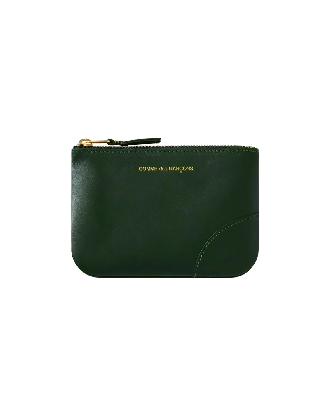 Comme des Garçons Wallet Classic Zip Pouch Green