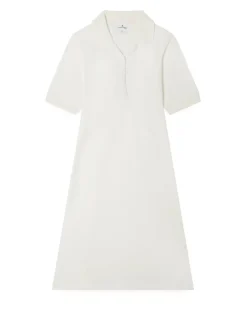 Courrèges Polo Piqué Dress Natural