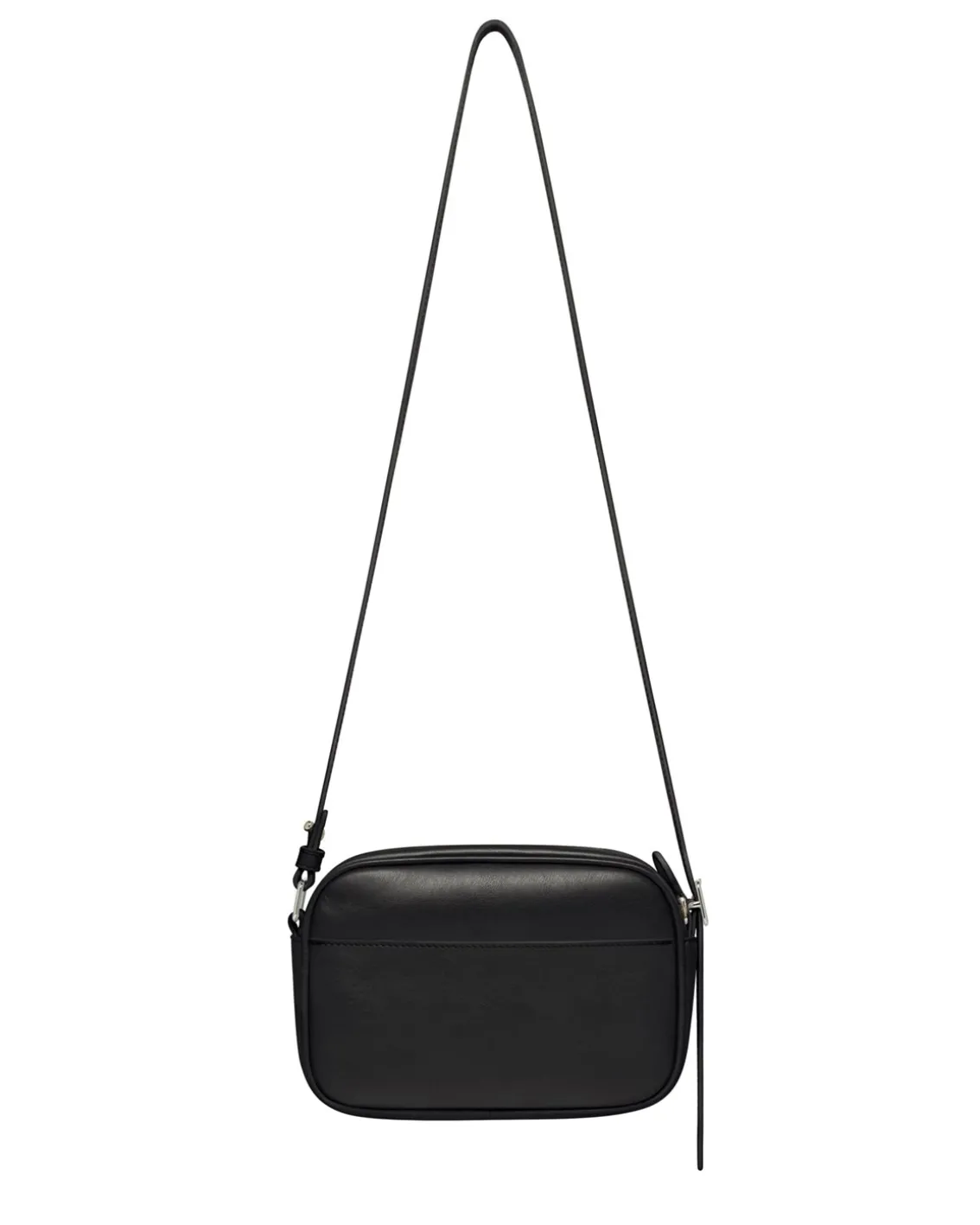 Courrèges Reedition Leather Camera Bag Black