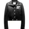 Courrèges Reedition Vinyl Jacket Black