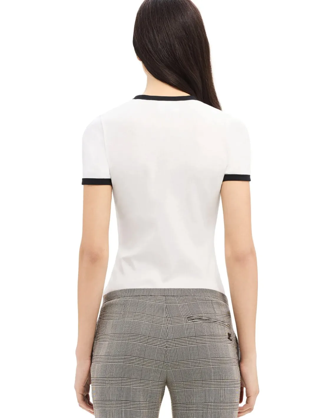 Courrèges Signature Contrast T-Shirt Heritage White/Black