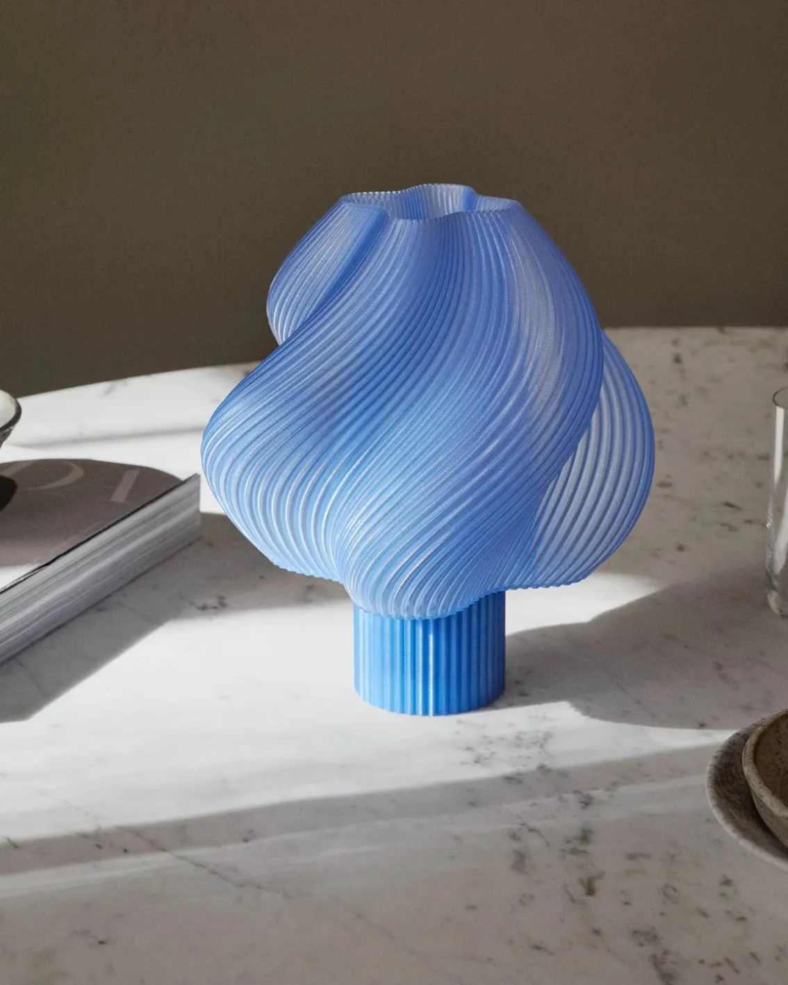 Crème Atelier Soft Serve Lamp Portable Sorbet Blueberry