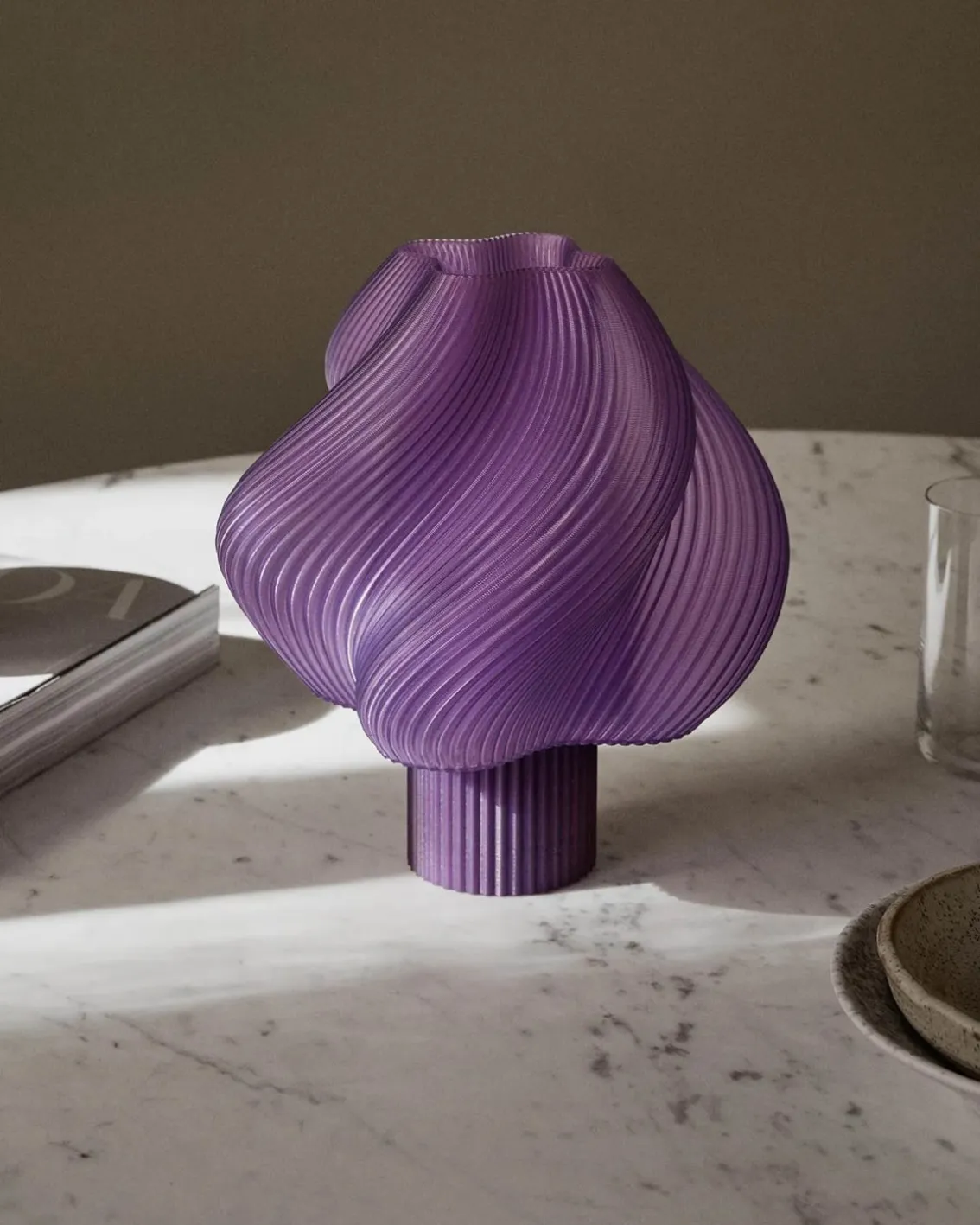 Crème Atelier Soft Serve Lamp Portable Sorbet Lavender