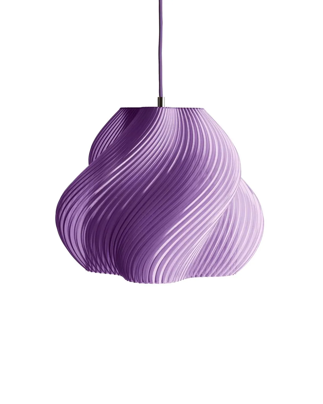 Crème Atelier Soft Serve Pendant 03 Lavender Sorbet Brass
