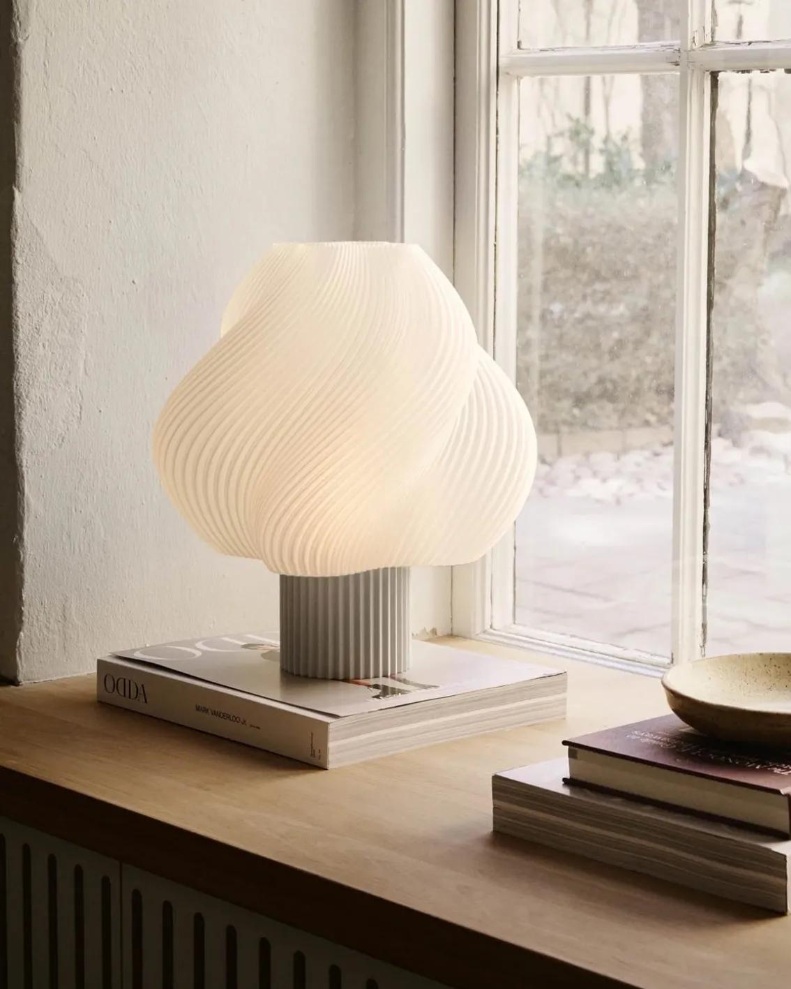 Crème Atelier Soft Serve Table Lamp Grande Vanilla Bean