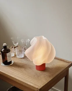 Crème Atelier Soft Serve Table Lamp Regular Rhubarb