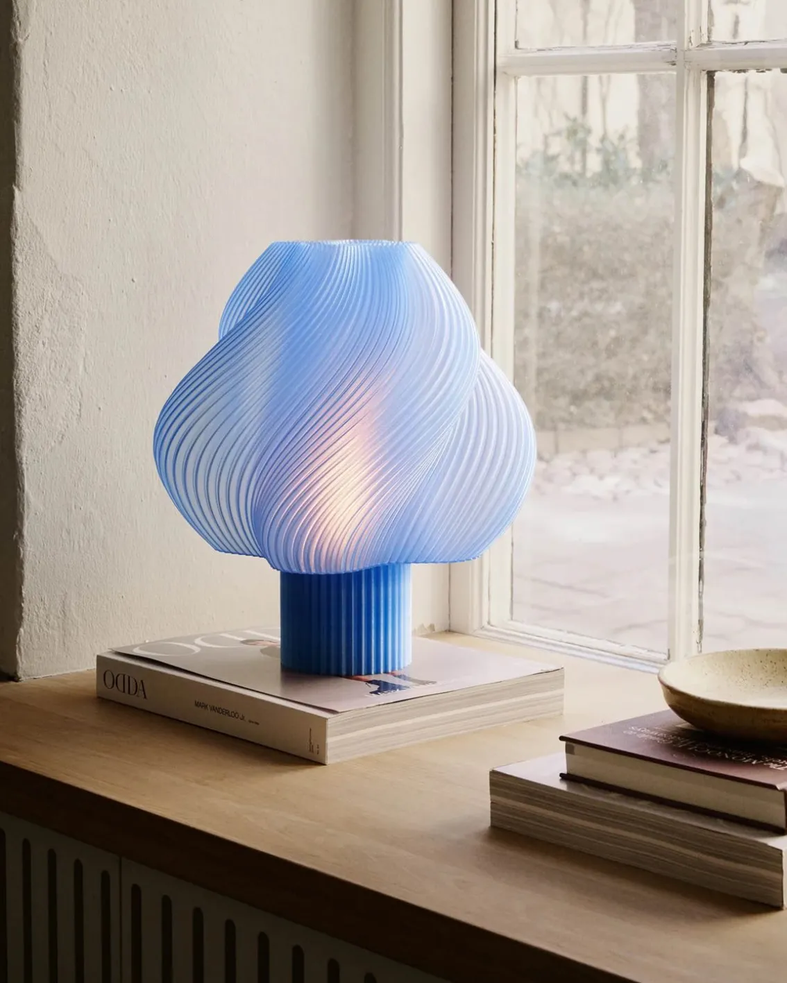 Crème Atelier Soft Serve Table Lamp Grande Sorbet Blueberry