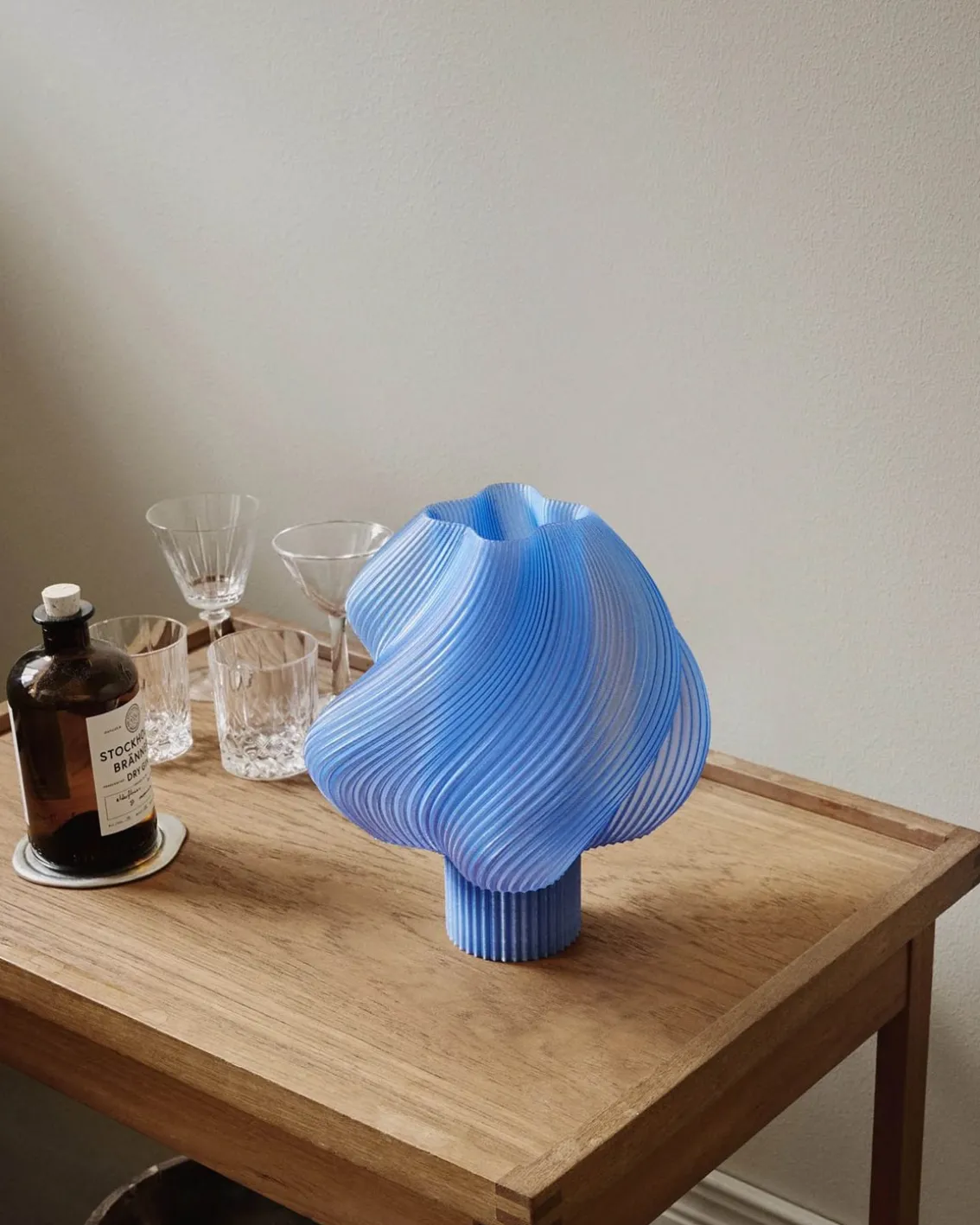 Crème Atelier Soft Serve Table Lamp Regular Sorbet Blueberry