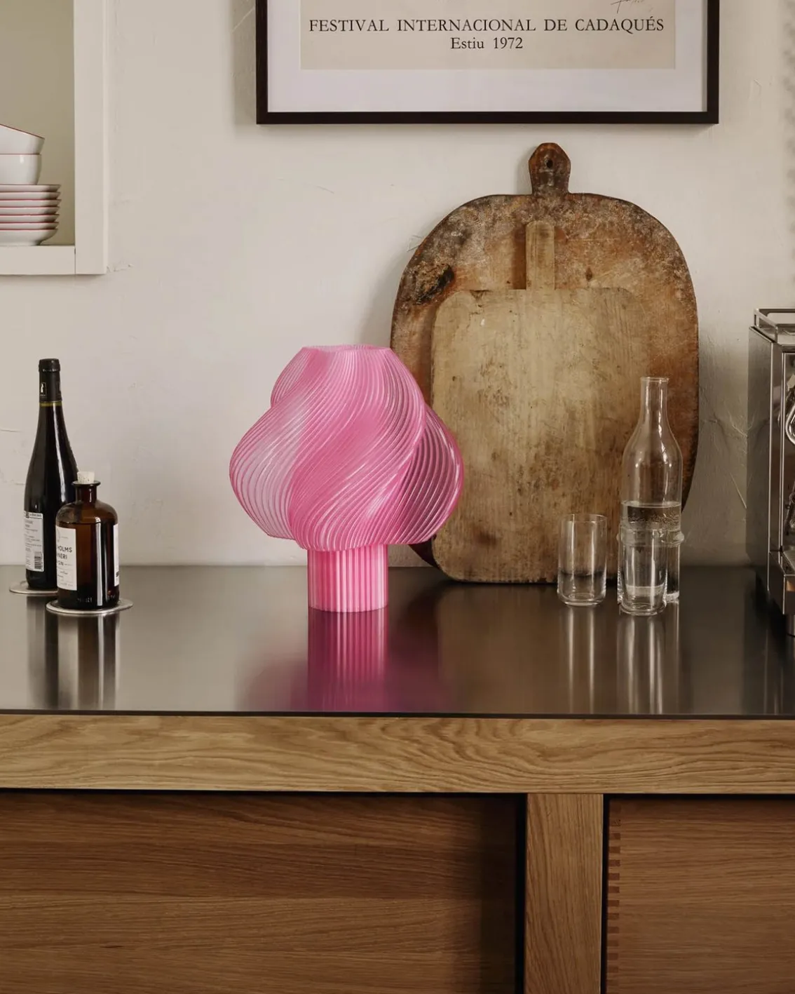 Crème Atelier Soft Serve Table Lamp Grande Sorbet Rose