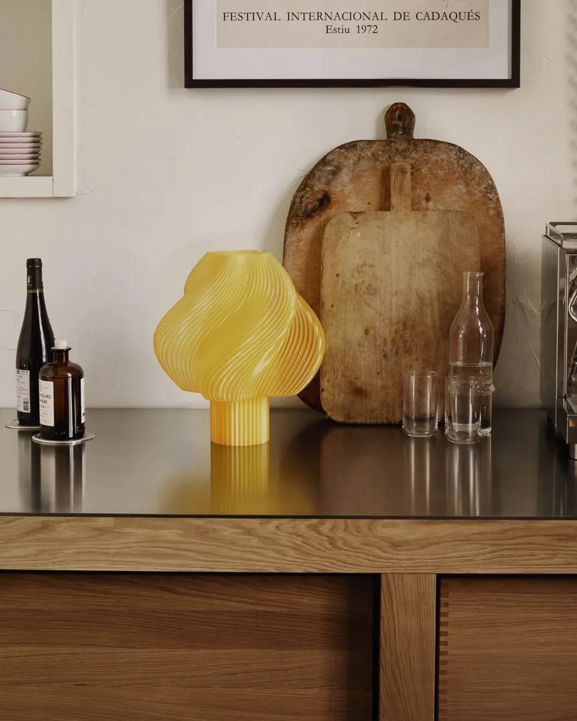 Crème Atelier Soft Serve Table Lamp Grande Sorbet Limoncello