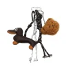 Dachshund Bag Charm Set Multi